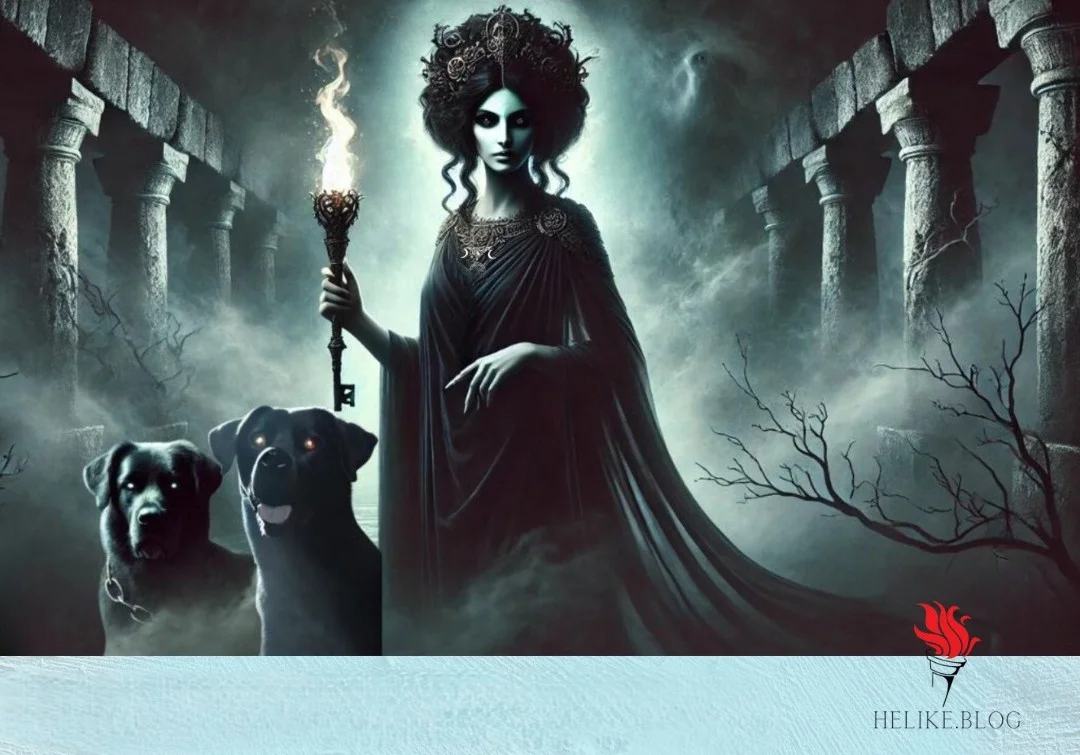 Hekate with dogs